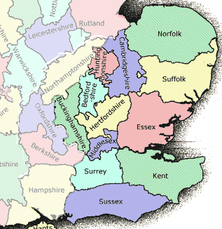 map of areas covered